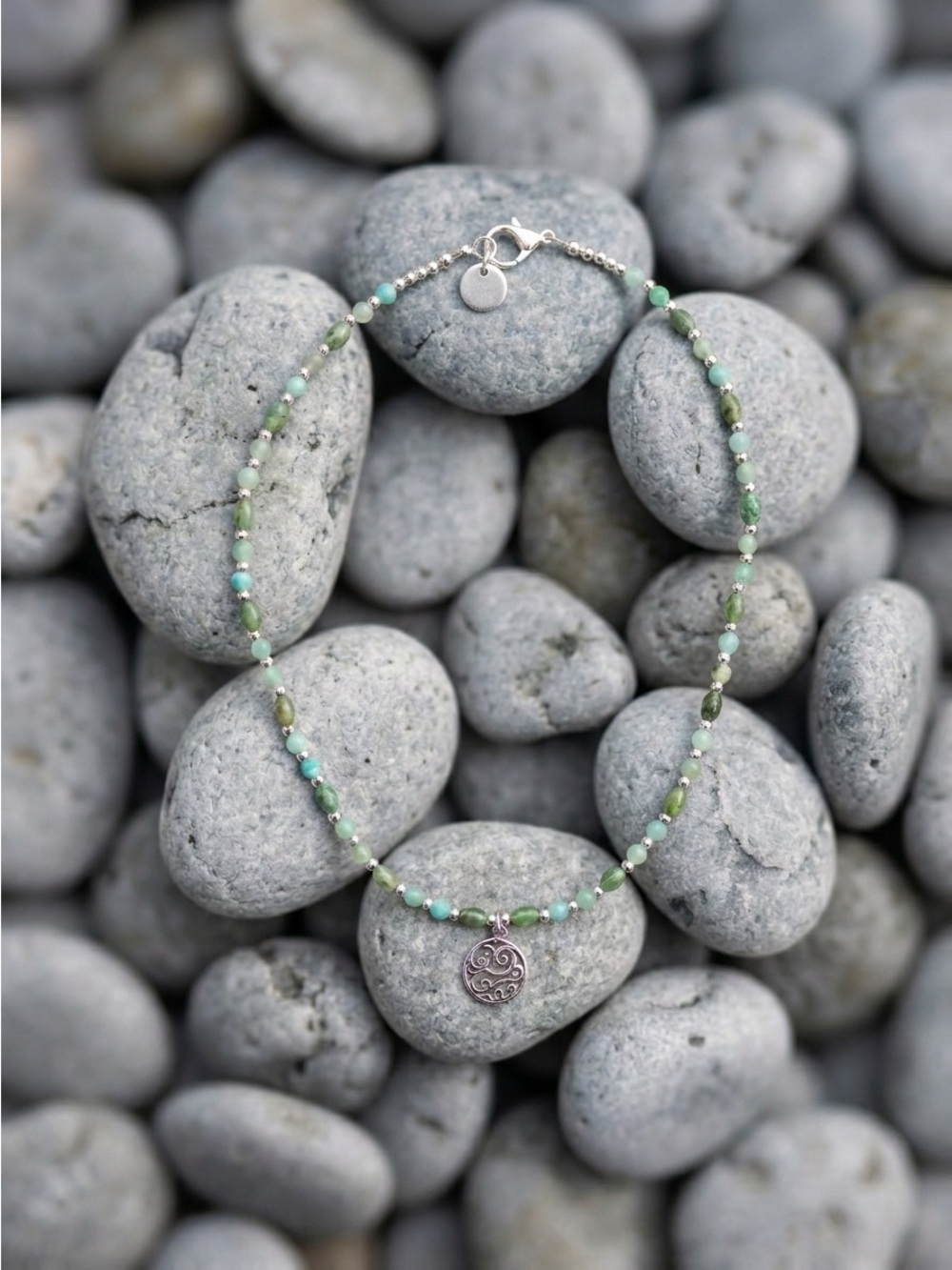Tibetan Amazonite & Turquoise Necklace